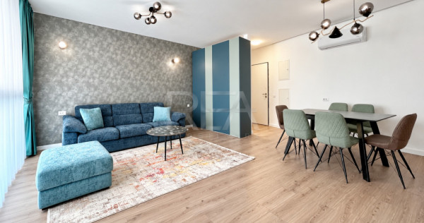 2 camere Floreasca, centrală, parcare, et. 4, an 2020, 72 m