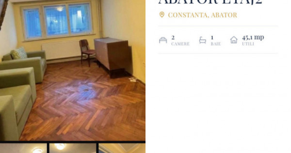 Apartament 2 camere de v&acirc;nzare &icirc;n zona Abator, Constanța