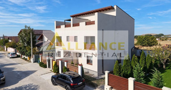 Casa individuala || P+1E+M || 4 camere - 3 bai || 207 mp teren ||