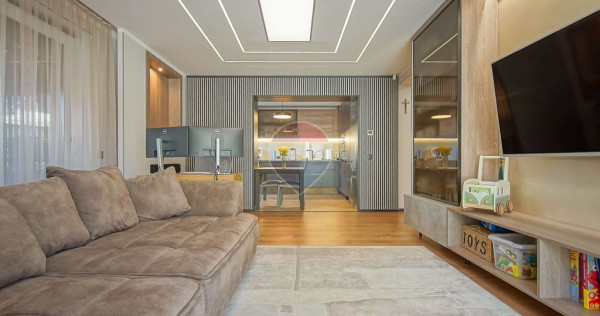 Apartament premium tip vilă, cu terasă de 70 mp, garaj | Răcădău