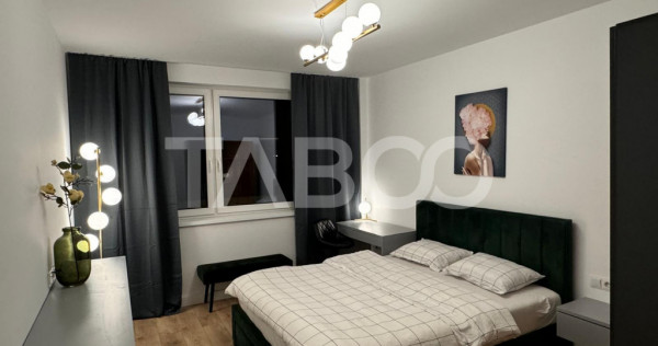Apartament de lux 2 camere 63 mp si balcon complet mobilat s