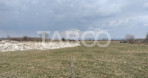 Teren de vanzare 16310 mp cu front stradal de 157 m in Sibiu
