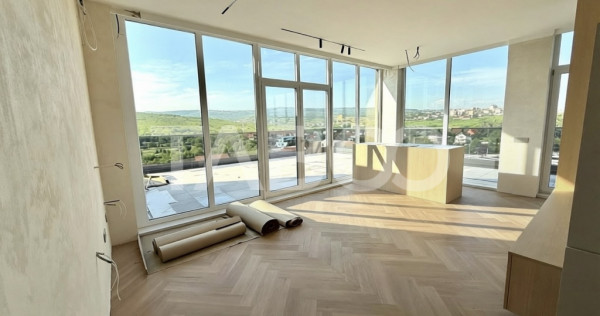 Penthouse de vanzare zona Gheorgheni vedere panoramica finis
