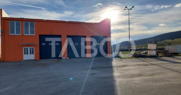 Hala industriala de vanzare cu teren de 12000 mp Bradu Sibiu