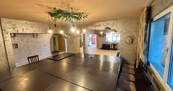 Restaurant casa v&acirc;nzare cu terasă și 6 camere&ndash;DN26, Sat Costi, Galați