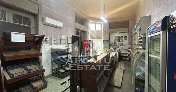 Spatiu comercial stradal, 110 mp, zona Elisabetin