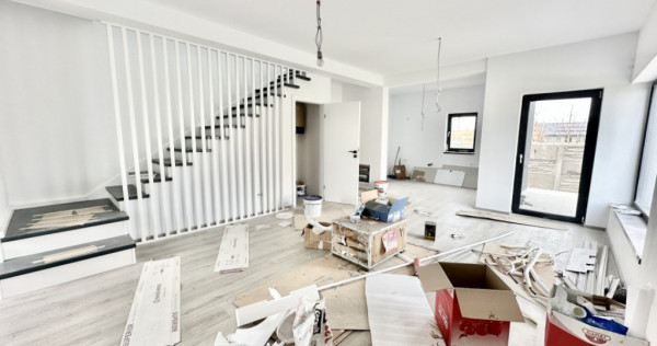 Duplex in Mosnita cu 3 camere 90 mp utili si teren de 320 mp