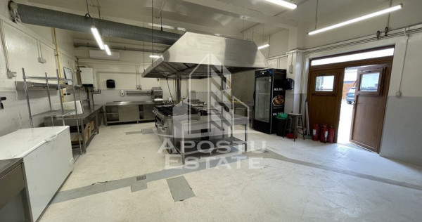 Spatiu comercial avizat DSV, bucatarie utilata, Girocului.