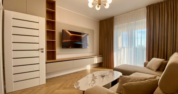 Apartament 2 camere, mobilat modern, decomandat, zona Brayti