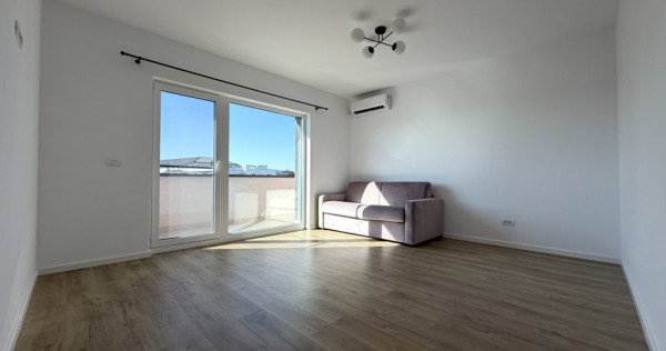 Penthouse 2 camere, 51 mp utili, 45mp terasa, etaj 3- Mehala