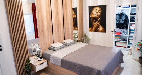 PENTHOUSE LUX 2 camere, 55 mp, mobilat premium - Dumbravita