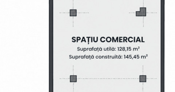 SPAȚIU COMERCIAL PREMIUM | 128 MP | VITRINĂ STRADALĂ | ST