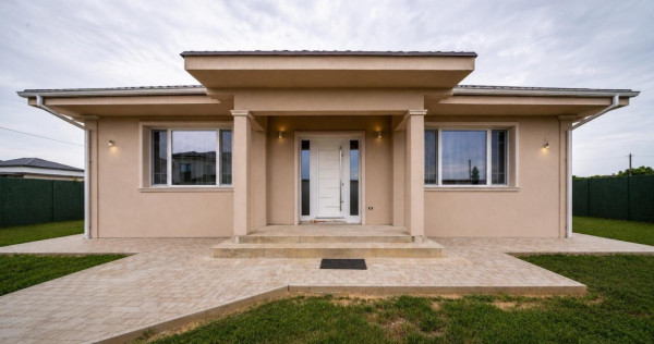 Casa individuala 4 camere | 625mp teren | Sistem fotovoltaic