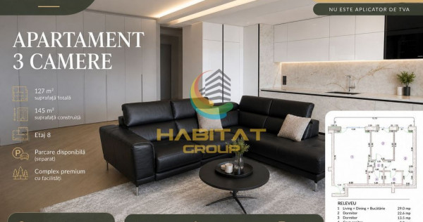 V&acirc;nzare Apartament 3 camere 127 mp - Pipera | Cortina 126