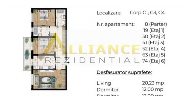 Apartament 3 camere | 89 mp | 5 min metrou Berceni