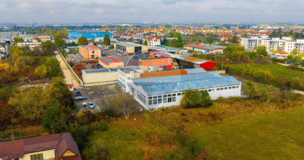 Hală de &icirc;nchiriat Brașov cu birouri, 240 kW și platformă betonată