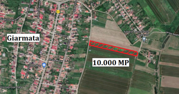 Teren 10.000 mp. in Giarmata - ID : RH-30481-property