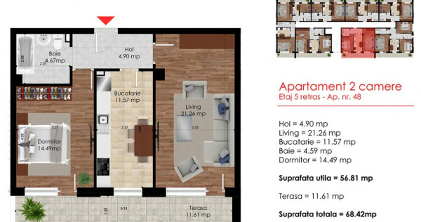 Apartament 2 Camere - Metrou Berceni - Promotie
