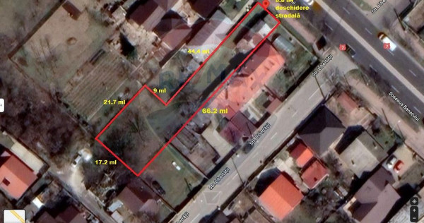 Teren Intravilan de vanzare 754 mp Chitila/Ilfov