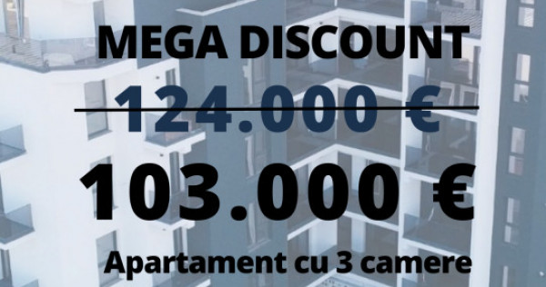 Cumpără inteligent - Apartament redus cu 21.000 euro!!!