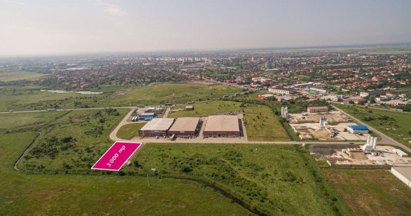 Teren industrial 3 000 mp &icirc;n Parcul Industrial UTA2 #Arad