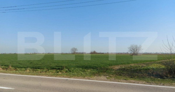 Teren intravilan industrial, 3 fronturi, ocazie investitii,