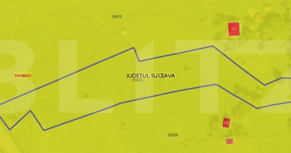 Teren intravilan de 6762 mp in Panaci, Dorna Suceava