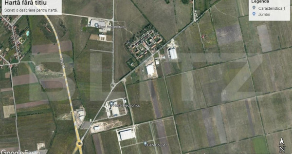 Teren cu suprafață de 2,6 ha, zona Aeroport