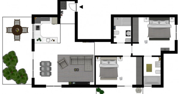 Apartament 3 camere-zona Otopeni