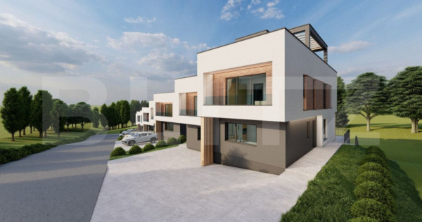 Case cuplate, cu pompa de caldura, panouri fotovoltaice, ter