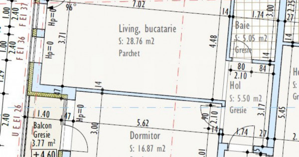 Apartament de 2 camere, semidecomandat, bloc nou, zona Pod I