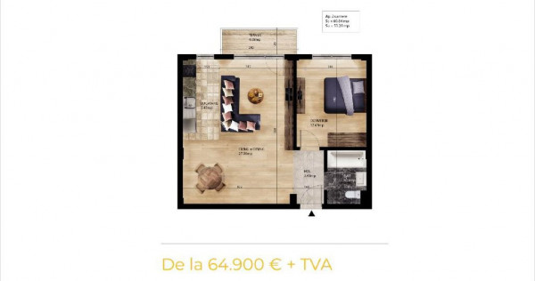 Apartament 2 camere Pantelimon - Cernica Residence 53,20 ...