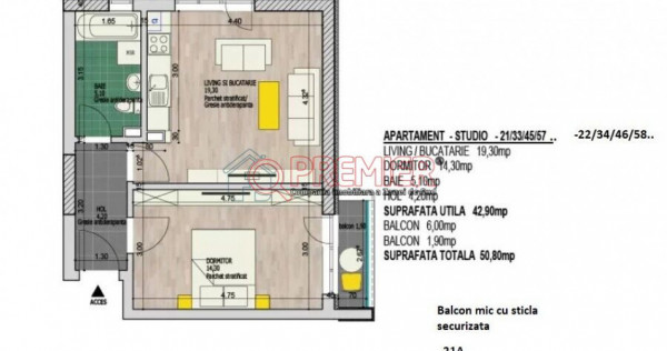 Metrou Aparatorii Patriei - 7 minute - 2 camere tip studio