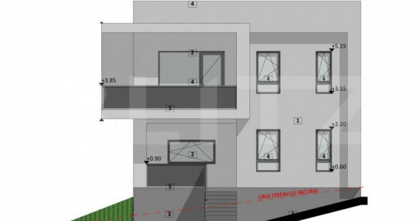 Casă individuală in ansamblu privat, 120 mp utili, zona Ae