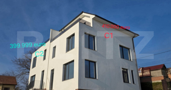 Duplex semifinisat, zona Dambul Rotund, priveliste spre ora