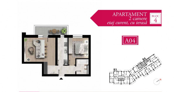 Apartament 2 camere, faza 3 Maniu 141, la 3 minute de Metrou Pacii