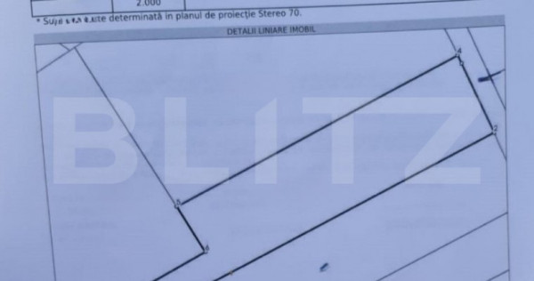Teren extravilan,loc.Ipotesti,2000mp,front stradal 22 ml