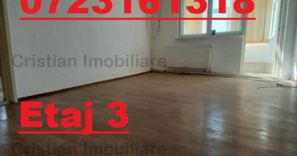 Ap. 2 camere, etaj 3, 2 balcoane, zona Calea Galati