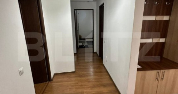 Apartament 3 camere cu doua bai, mobilat, garaj subteran, zo