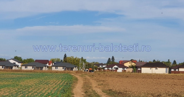 Teren 950 mp in Balotesti,dublu acces