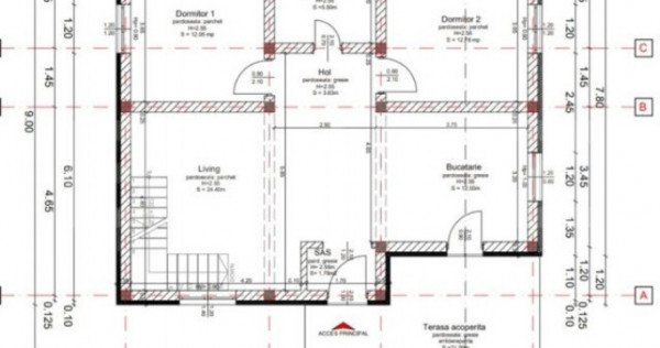 Casa plan parter și mansardă, 3 camere, 91 mp, în Com. M?