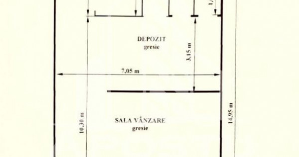 Spatiu comercial de inchiriat Lipovei