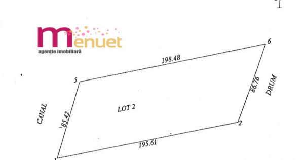 Teren 15000 mp, Delta Dunarii-Crisan,deschidere 90 ml la Dunare