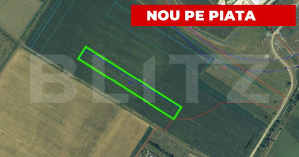 Teren extravilan de vanzare, 9512 mp, in vecinatatea fabrici