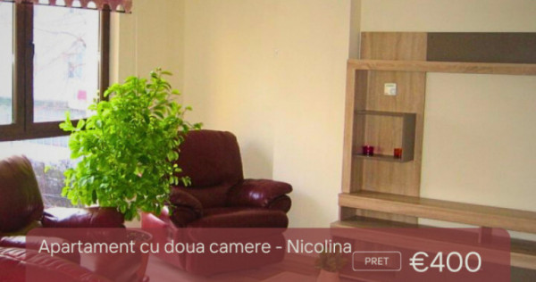 Apartament 2 camere – Bloc Nou, Nicolina-CUG