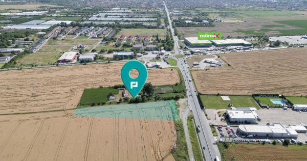 Teren 7653mp cu PUZ aprobat DN Arad Oradea