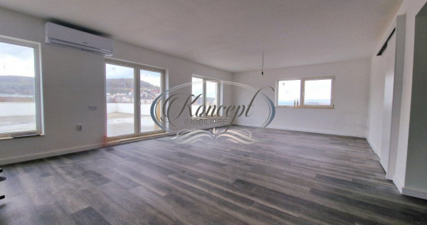 Penthouse finisat cu terasa generoasa in Floresti