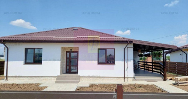 Casă nouă parter 136 mp, curte 500 mp, Săbăreni