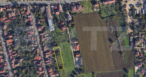 Teren intravilan, de vanzare, 1017 mp, zona Păulești