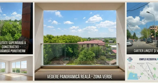 Apartament 2 camere, cu balcon spațios langa Lacul Morii
